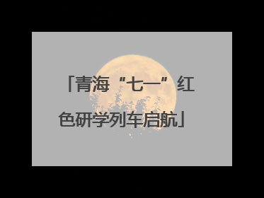 青海“七一”红色研学列车启航