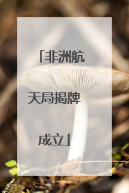 非洲航天局揭牌成立