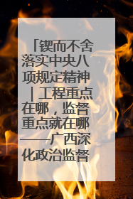 锲而不舍落实中央八项规定精神｜工程重点在哪，监督重点就在哪——广西深化政治监督护航平陆运河建设