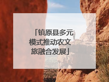镇原县多元模式推动农文旅融合发展