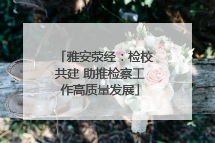 雅安荥经：检校共建 助推检察工作高质量发展