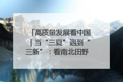 高质量发展看中国｜当“三夏”遇到“三新”：看南北田野里的科技共生记