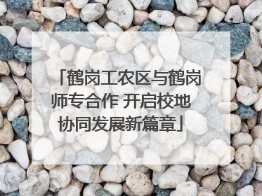 鹤岗工农区与鹤岗师专合作 开启校地协同发展新篇章