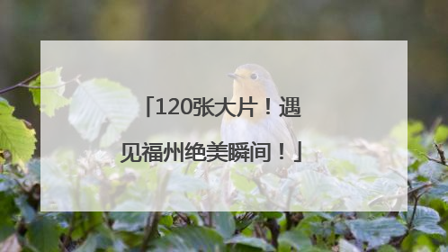 120张大片！遇见福州绝美瞬间！