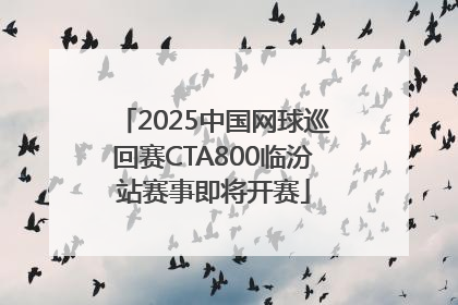 2025中国网球巡回赛CTA800临汾站赛事即将开赛