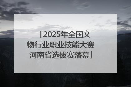 2025年全国文物行业职业技能大赛河南省选拔赛落幕